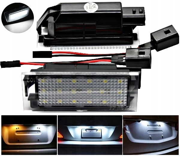 

Lampki Tablicy Rejestracyjnej Renault Megane II