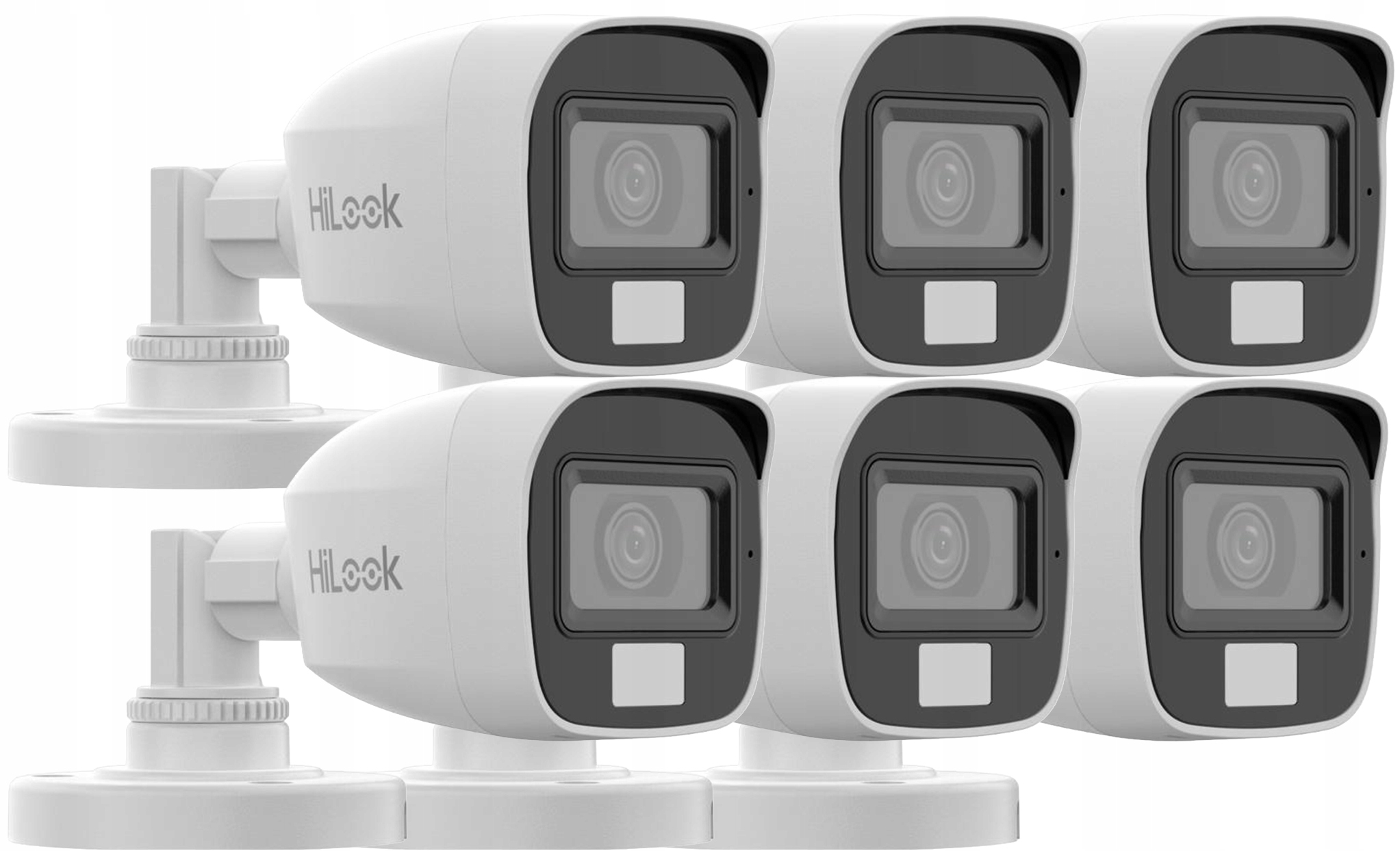 Venkovní kamera x6 2 Mpx Ahd HiLook TVICAM-B2M-20DL Hybrid Light