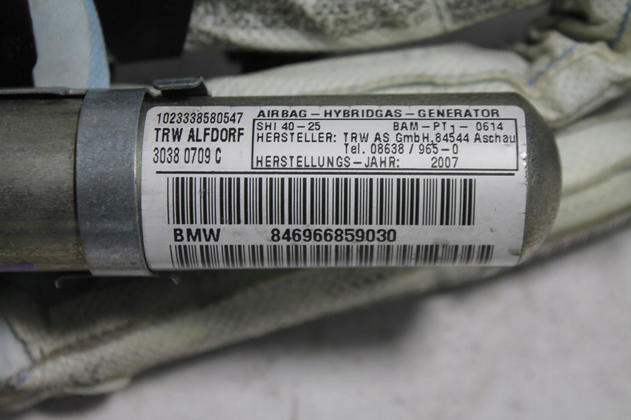 AIRBAG DACHVORHANG AIRBAG LINKS BMW 3 E91 04-08