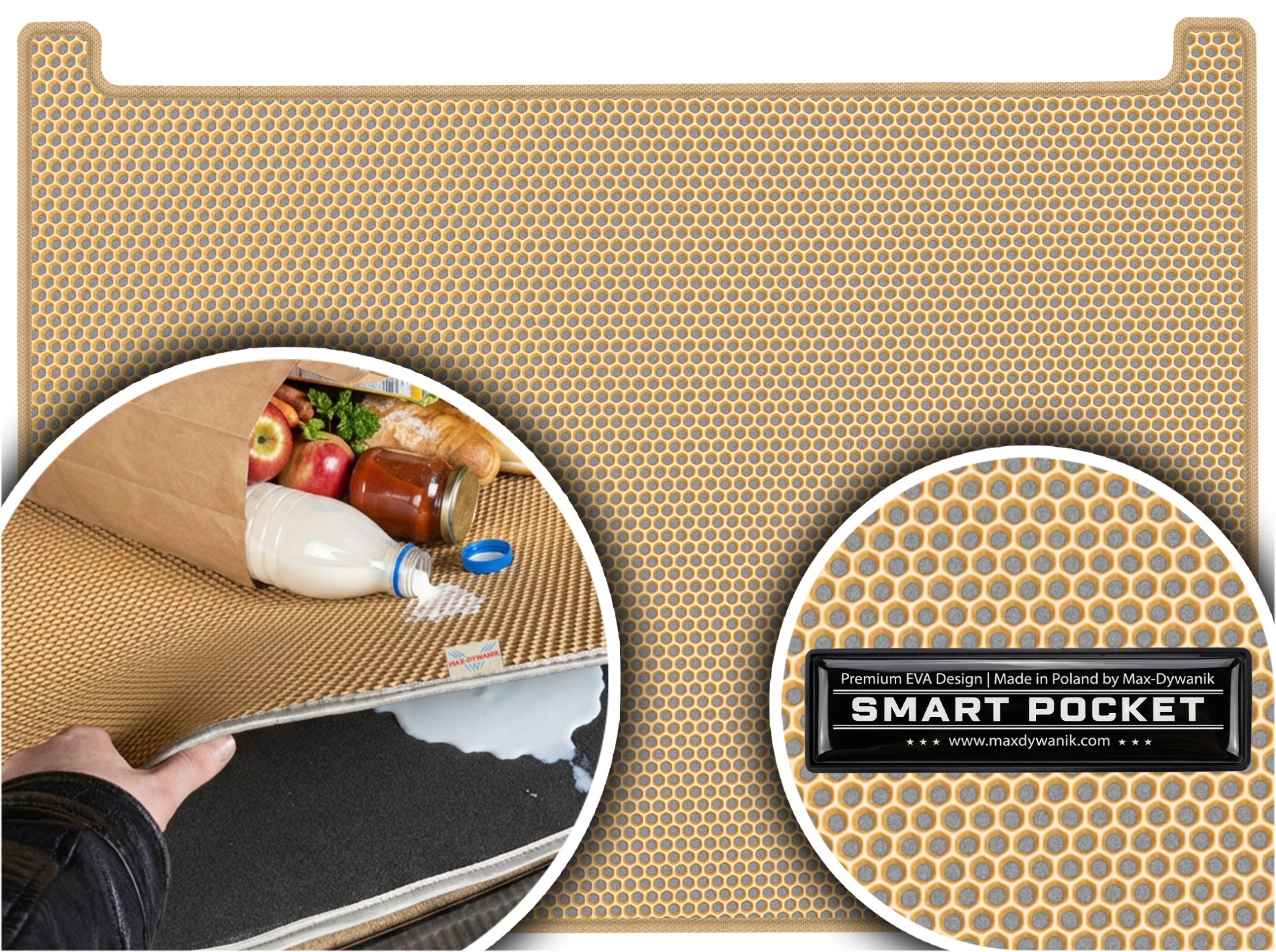 C4 Grand Picasso II 2013-2020 Vložka do batožinového priestoru Eva Smart Pocket Béžová