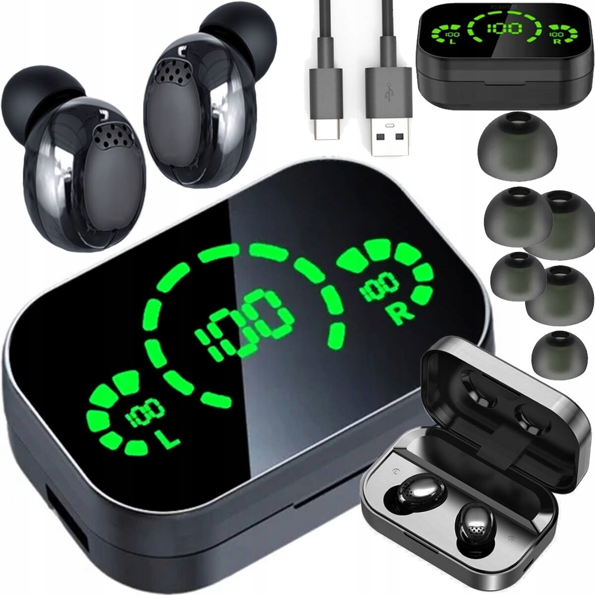 SŁUCHAWKI BEZPRZEWODOWE YD04 DOUSZNE SPORTOWE GAMINGOWE SIŁOWNIA BIEGANIE