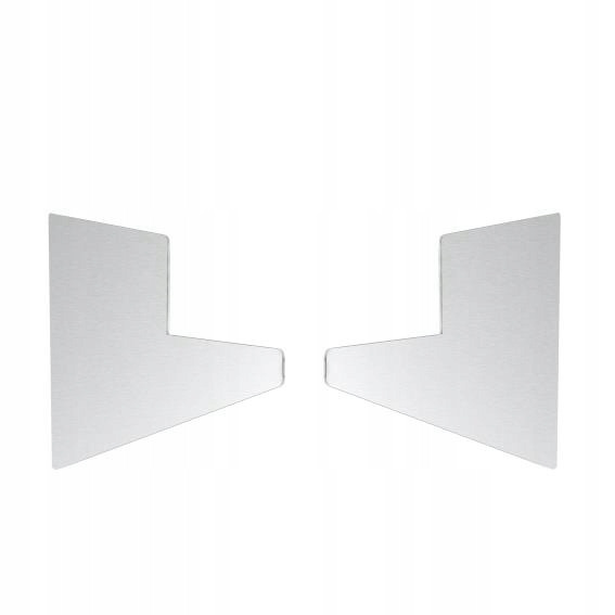 Záslepky Lišty Striešky 100x80 Aluminium Anadované