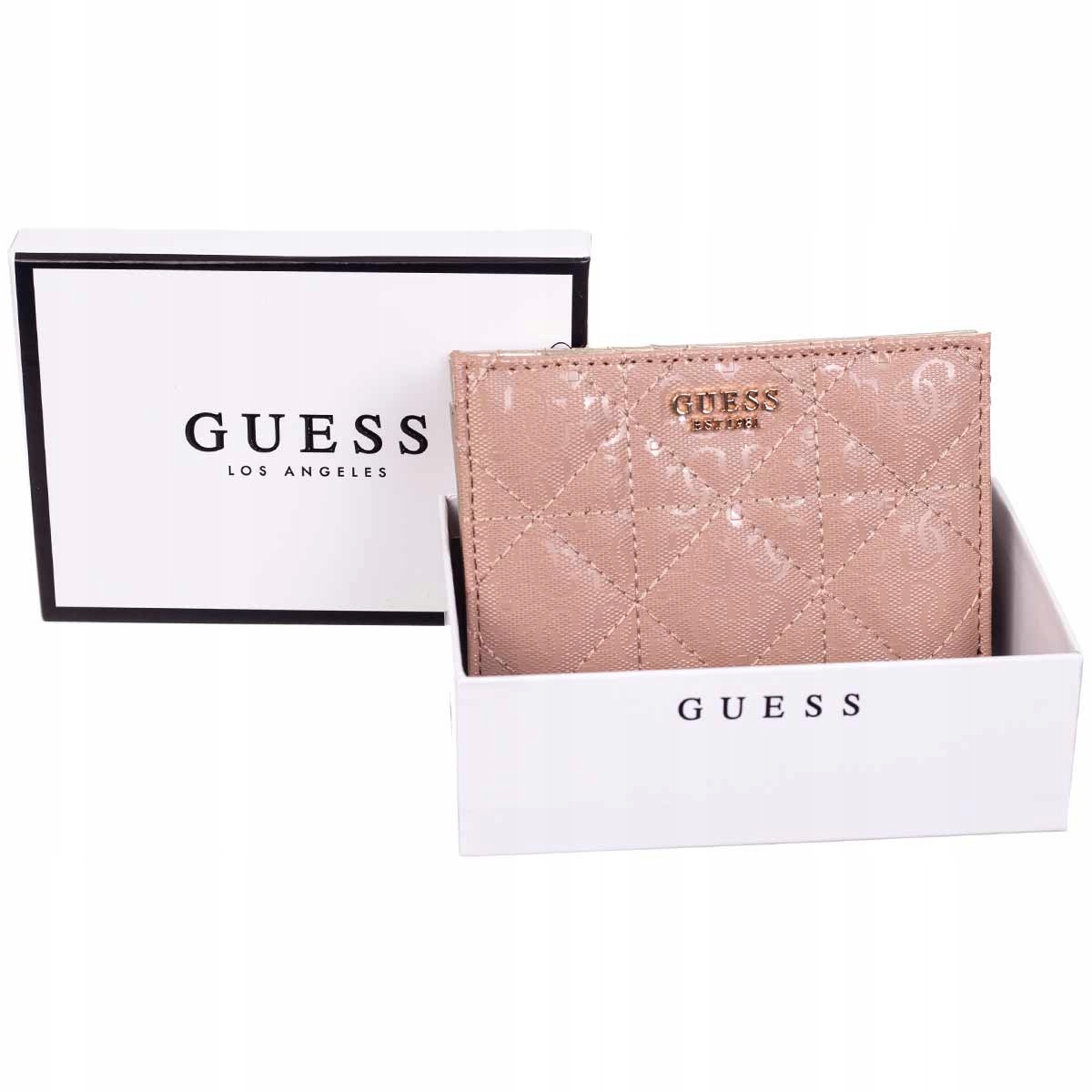 

Guess Portfel Damski Malia Slg Fold Up Beige