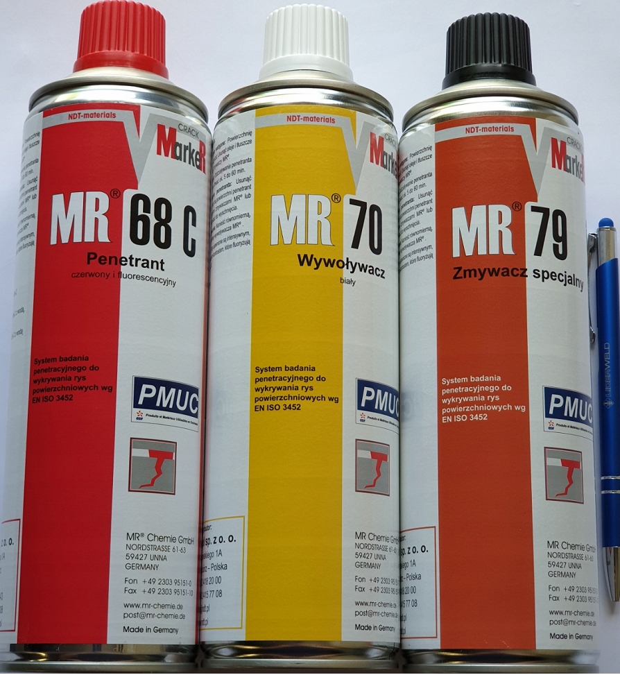 WYWOŁYWACZ MR 70 do badań NDT 500ml w SPRAYu Kod producenta mr70