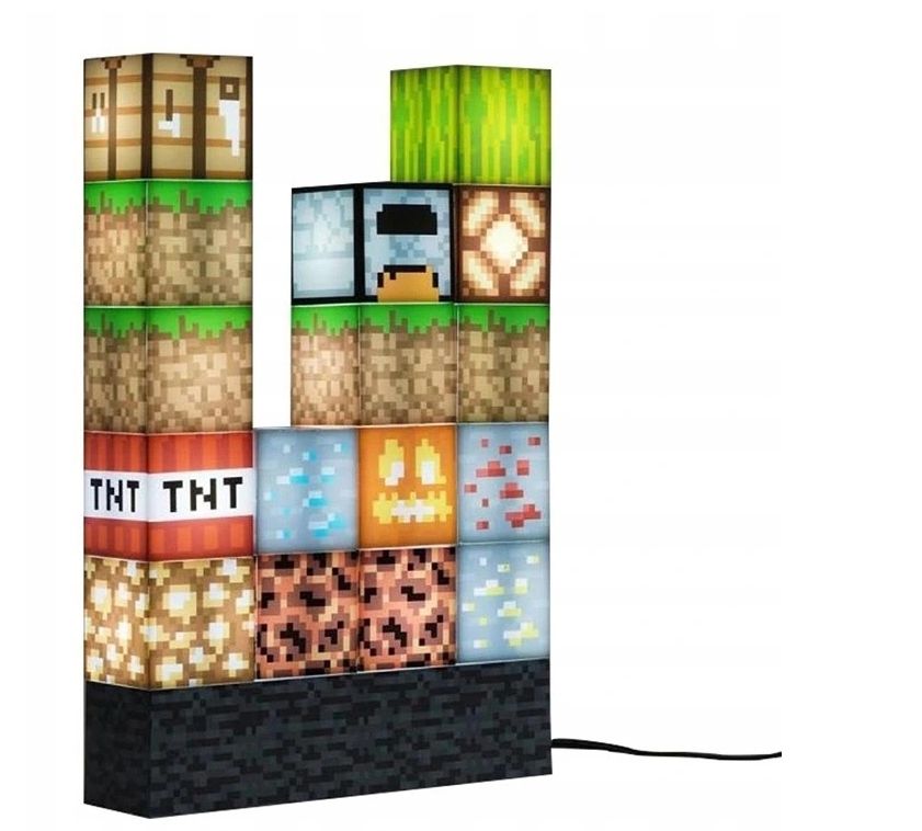 

Składana Lampka Nocna Minecraft Led Dla Dzieci