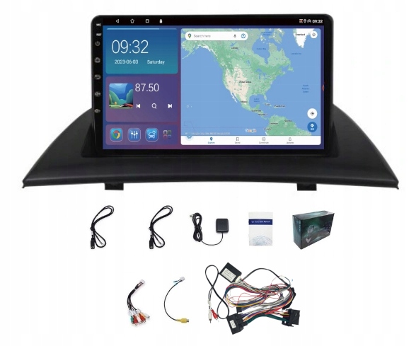 Gps Navigace Rádio Bmw X3 2003-2010 Carplay Android Auto 4GB 64GB