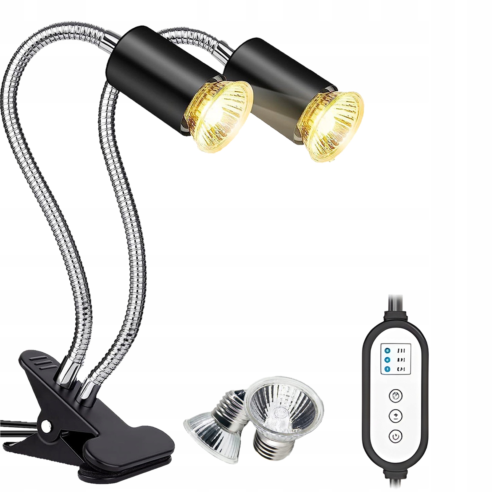 Levně Topná Lampa Do Terária Topná Lampa E27 Uva Uvb Akvarijní Zvířata