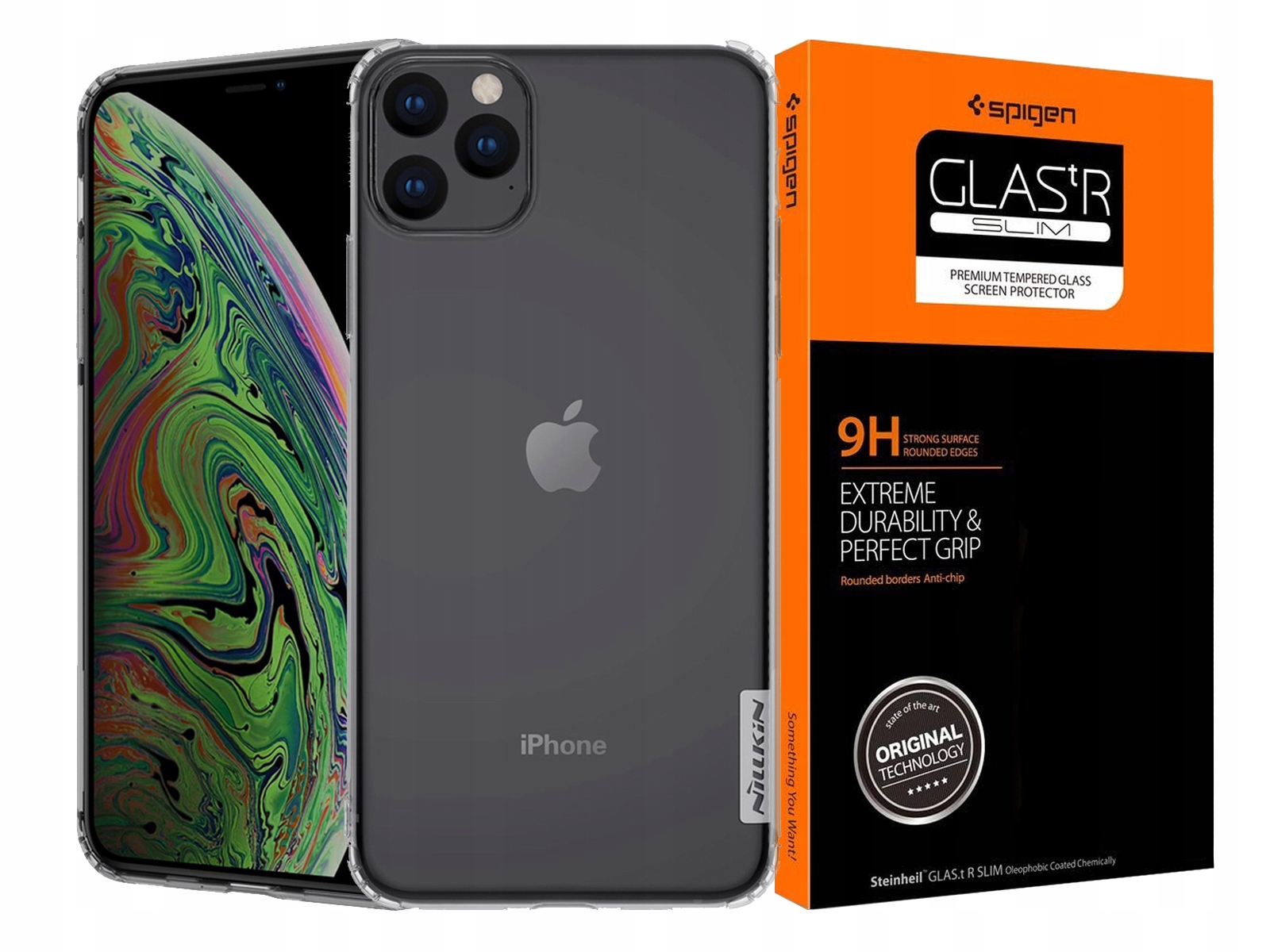 

Nillkin Nature Etui Do Iphone 11 Pro +szkło Spigen