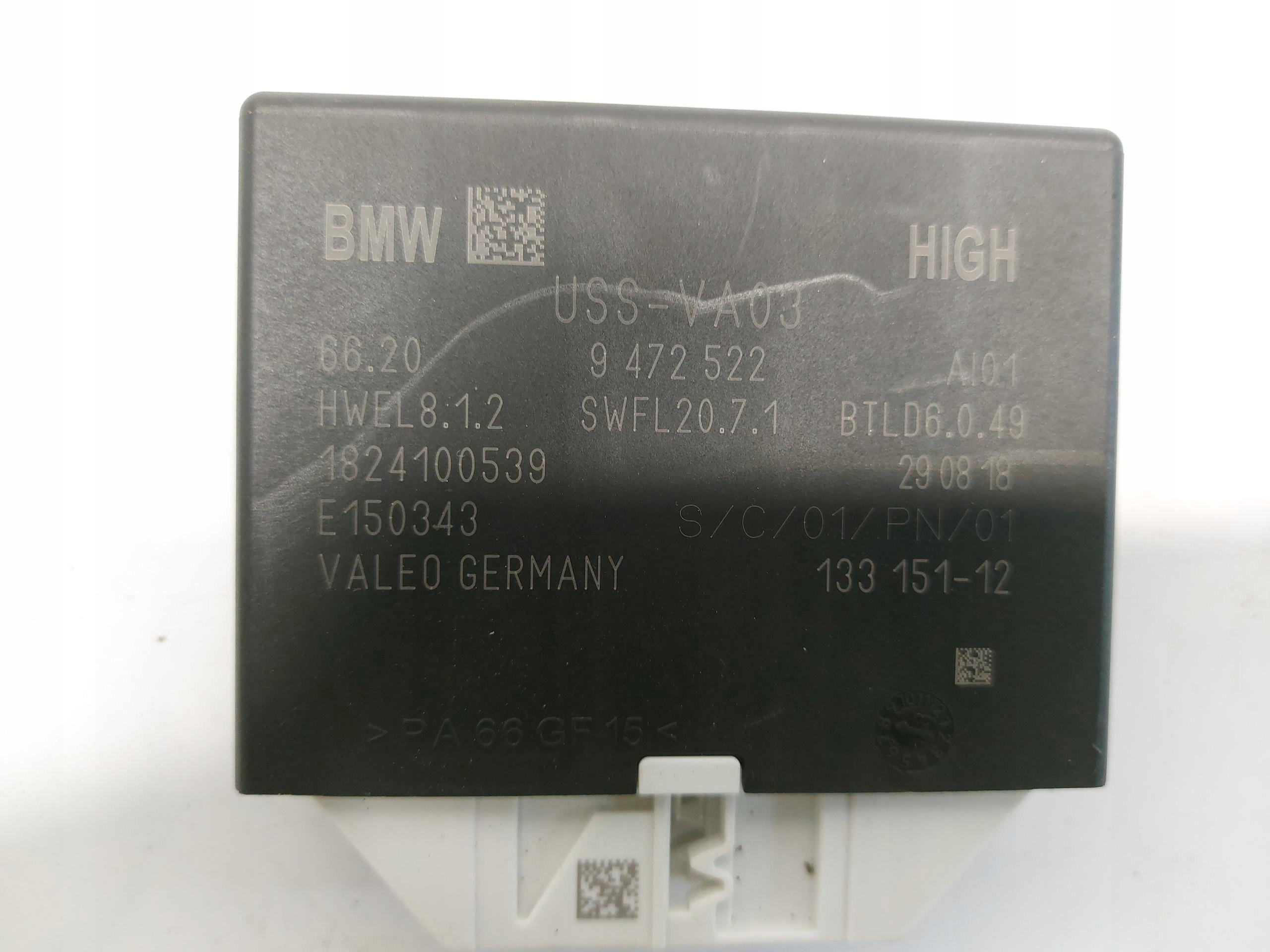 BMW G30 530e modulo Centralina parcheggio 9472522