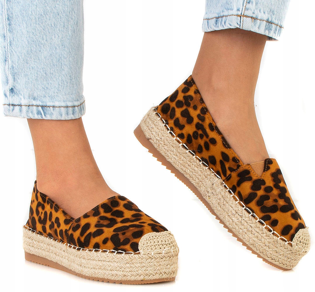 

Espadryle Damskie Na Platformie Panterka 39
