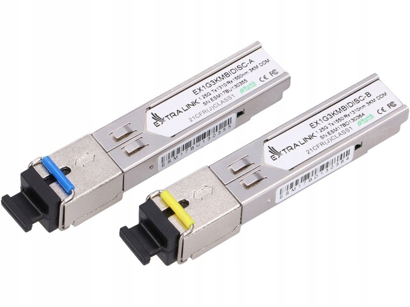 Moduł SFP Extralink 1,25 Gbps 1310/1550 nm do 3 km
