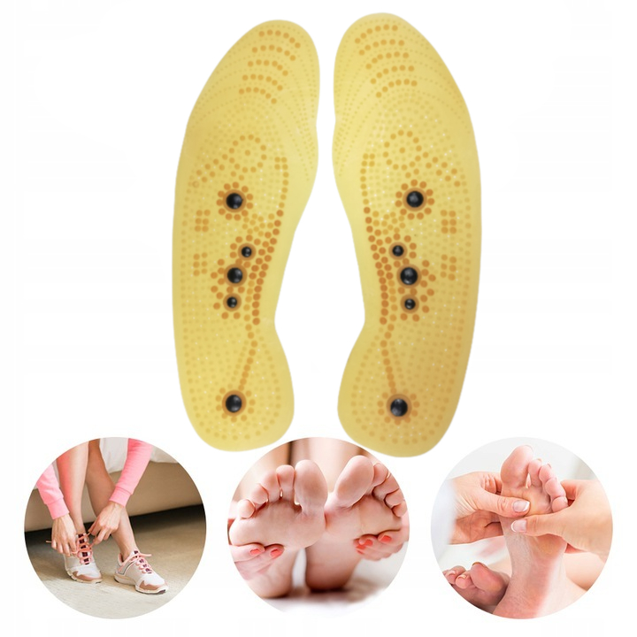 MASUJĄCE WKŁADKI DO BUTÓW Z MAGNESAMI AKUPRESURA Model inny