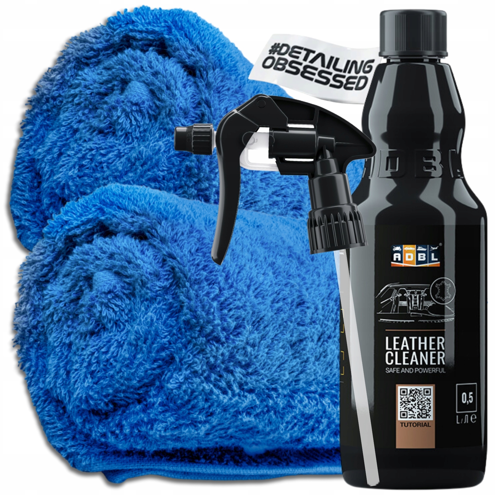 PŁYN DO CZYSZCZENIA tapicerki skórzanej skóry - ADBL Leather Cleaner 500ml