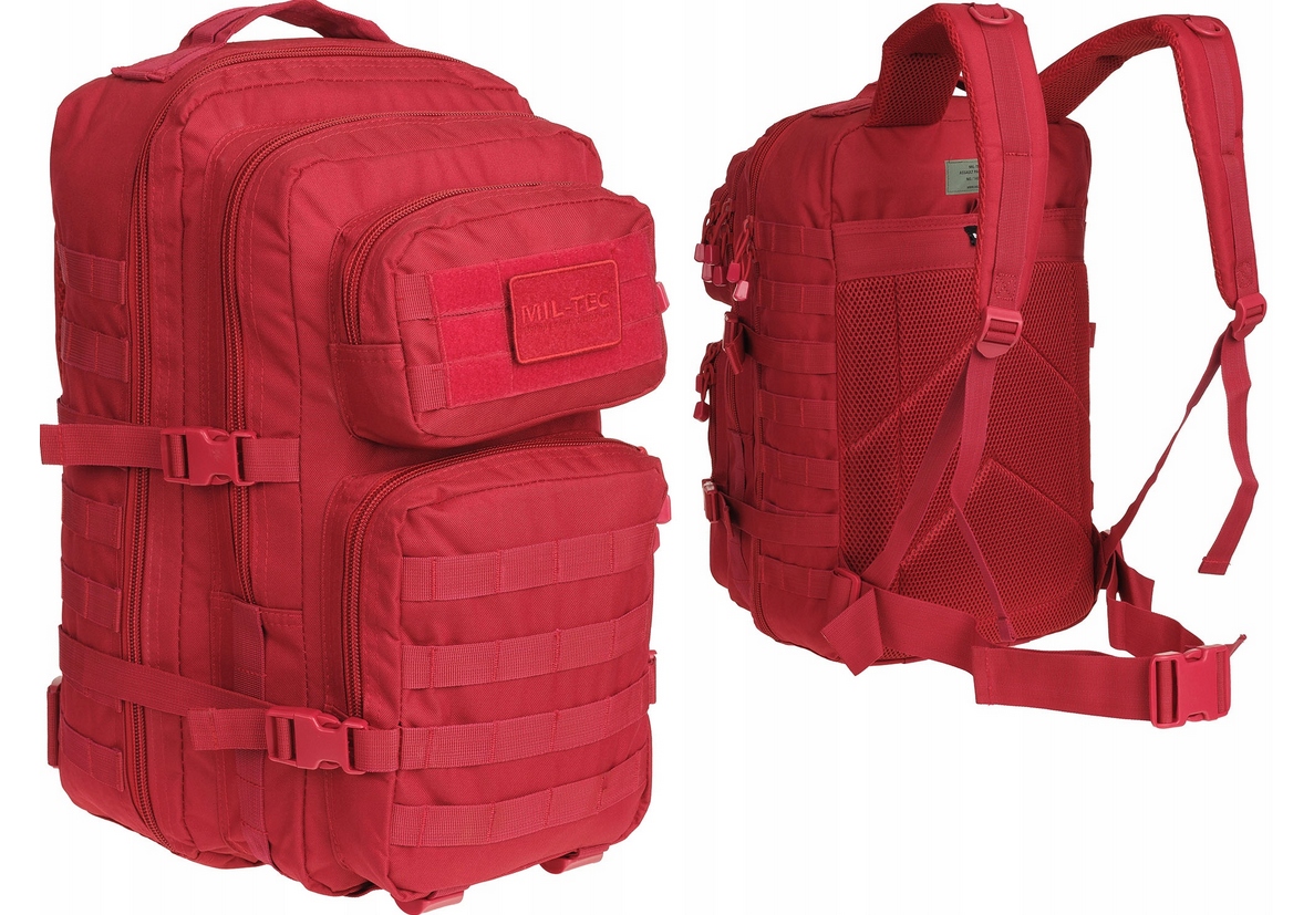 Mil-Tec Batoh zdravotnický záchranářský batoh Assault 36L Rescue červený