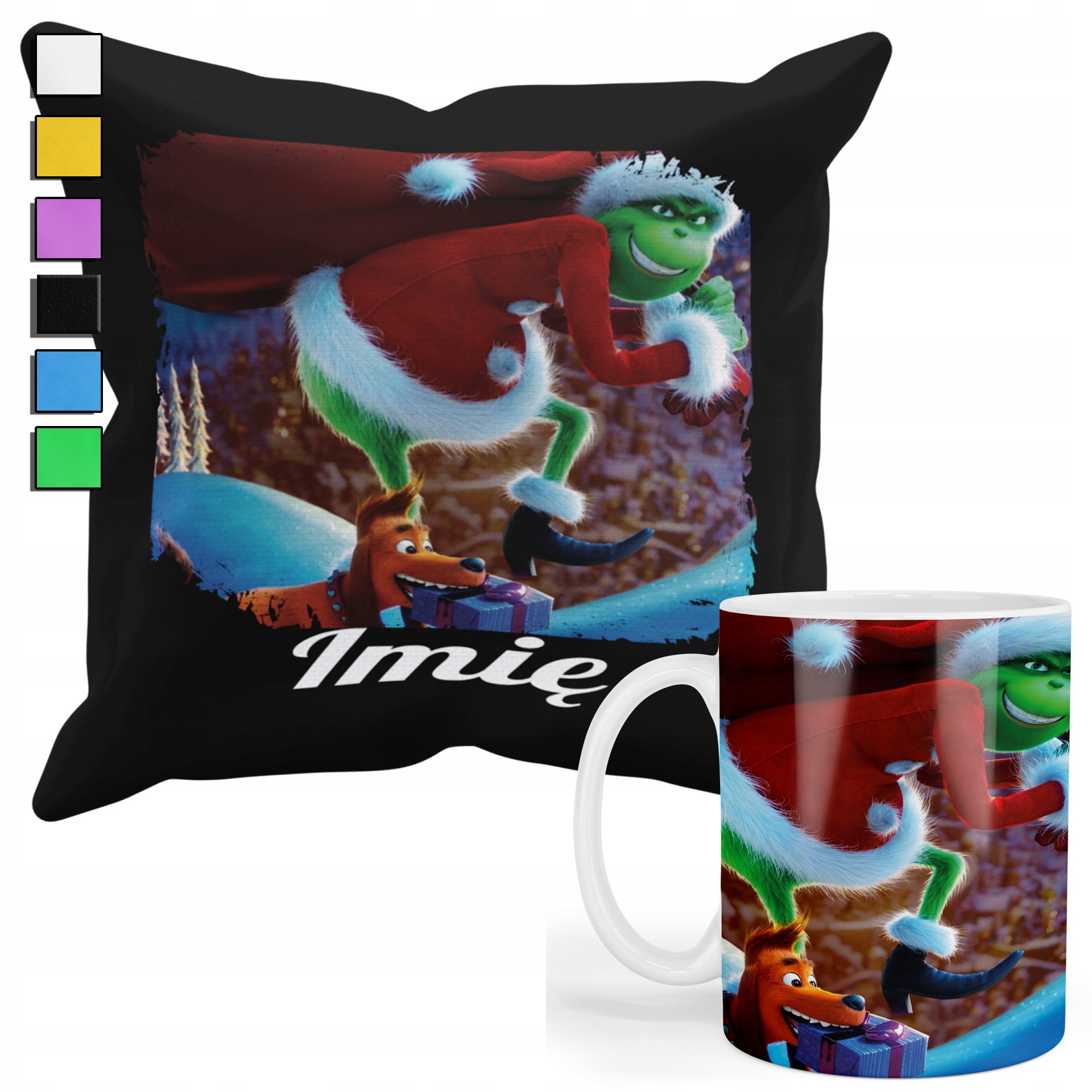 Sada Hrnku Polštář S Povlakem Dárek Jméno