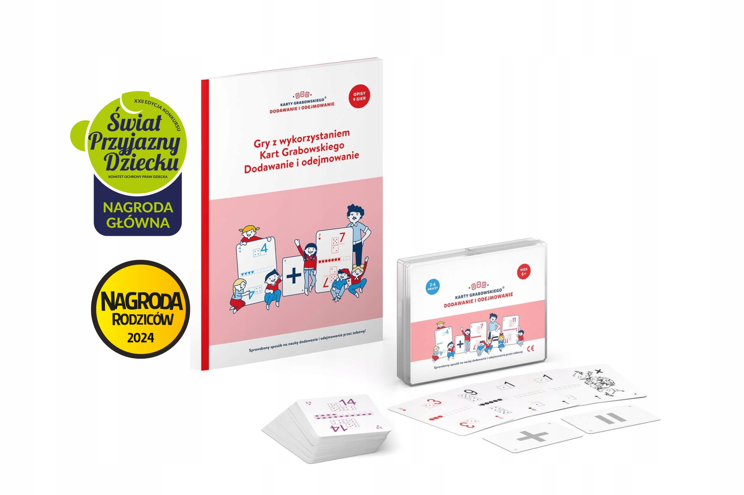 Karty Grabowskiego Dodawanie i odejmowanie - 9 gier