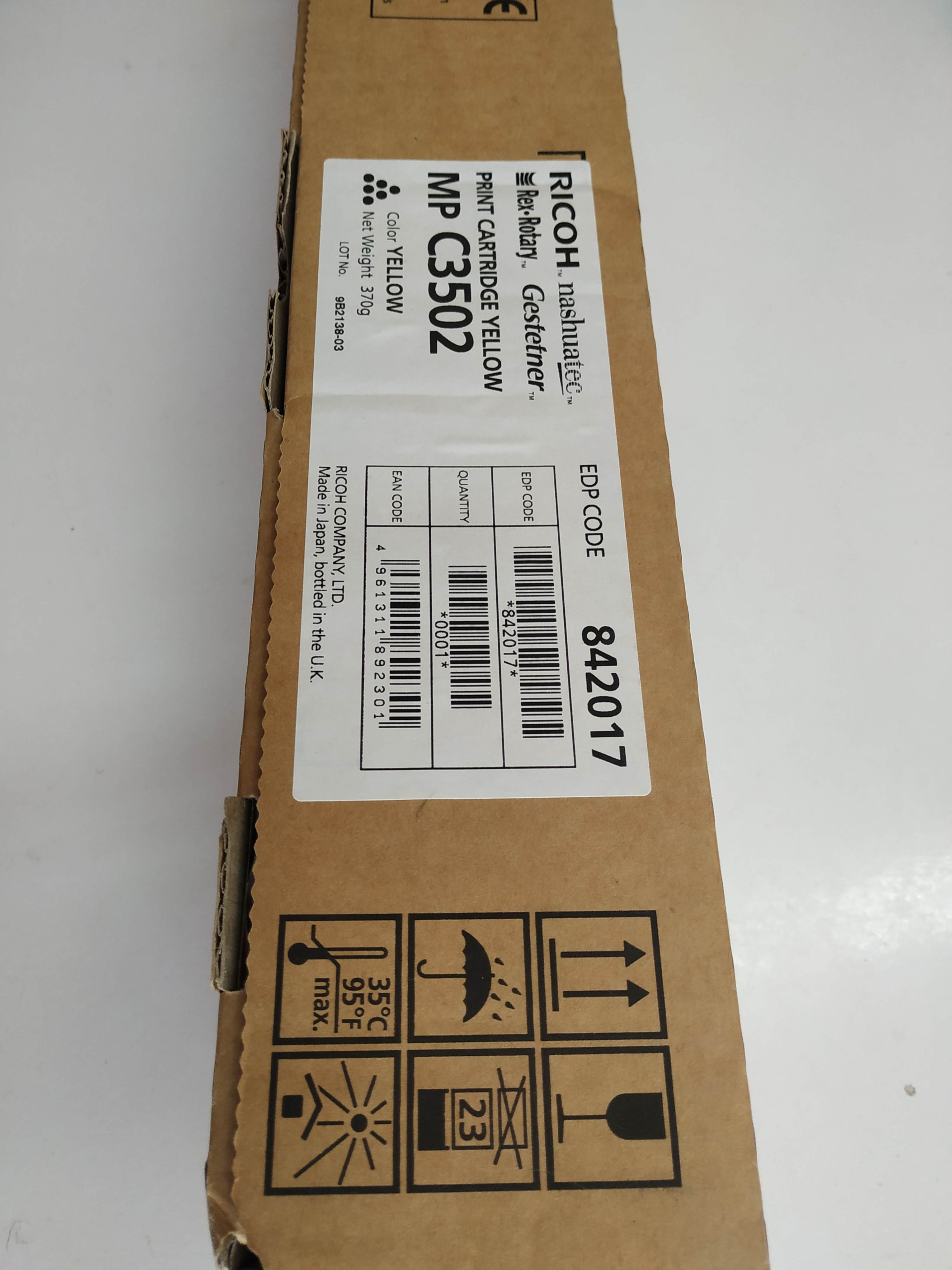 Toner Ricoh MPC3002 MPC3502 Magenta Originál. Príležitosť