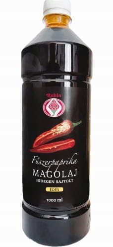 Olej z nasion słodkiej papryki tłoczony na zimno 1000 ml