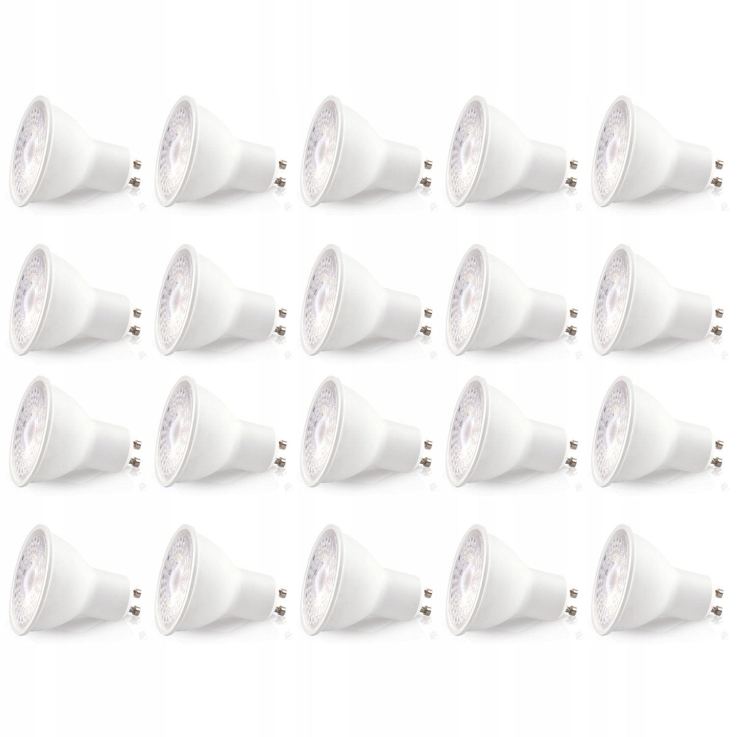20x Led žárovka 5W GU10 6500K Studená Premium Dioda Samsung Lls Set