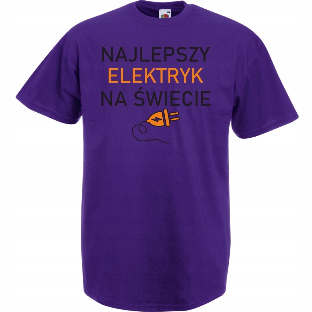 

Koszulka elektryk dla elektryka XXL fioletowa