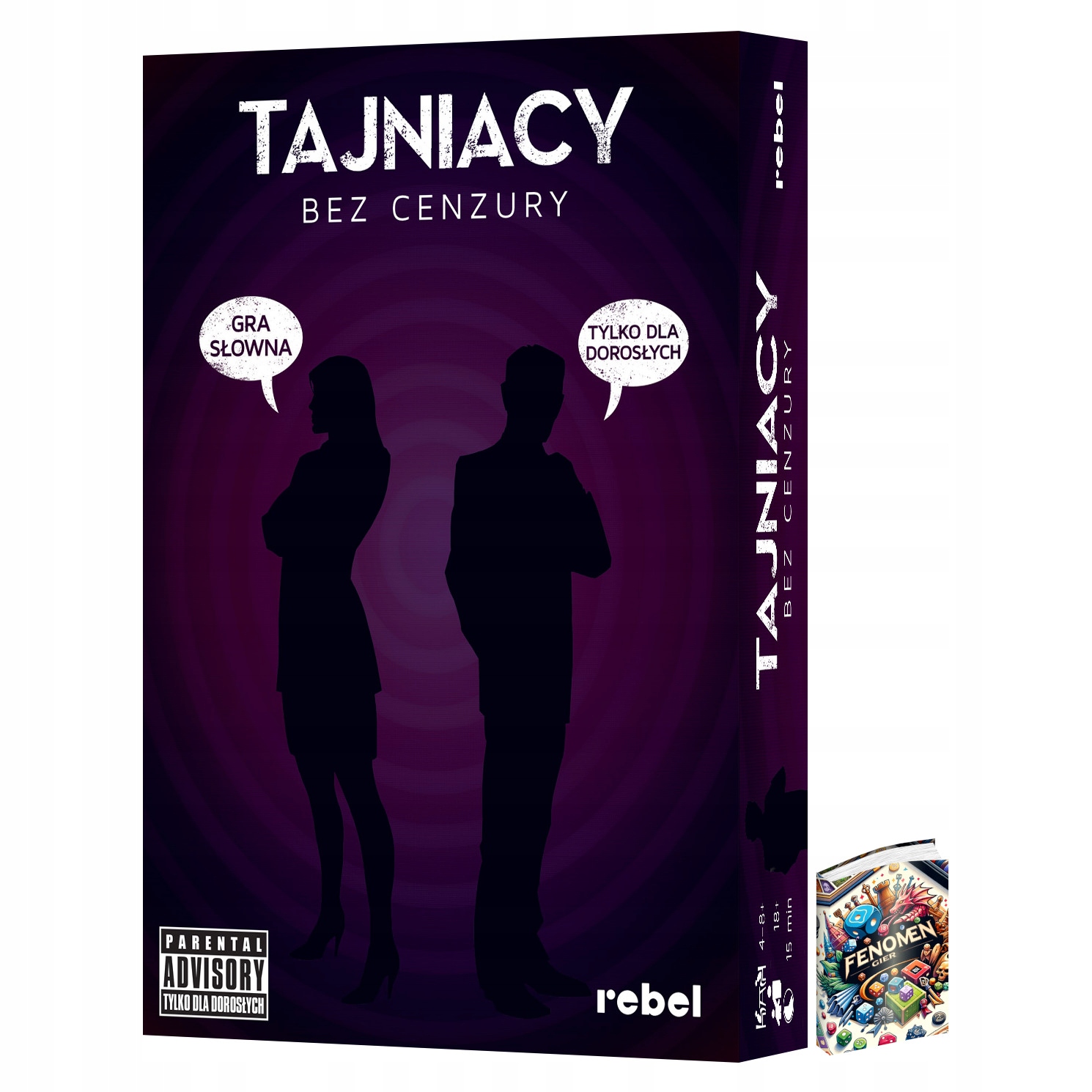 Tajniacy Bez Cenzury gra polegająca na skojarzeniach książka, 4-8 os, 18+