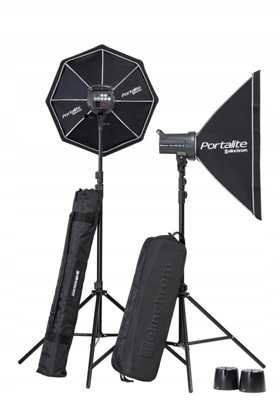 Zestaw lamp studyjnych Elinchrom D-Lite RX 4 400 W z softboxami