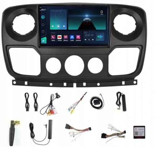 Android Rádio Navigace Nissan NV400 2010-2022 Carplay Wifi 6/128GB Sim