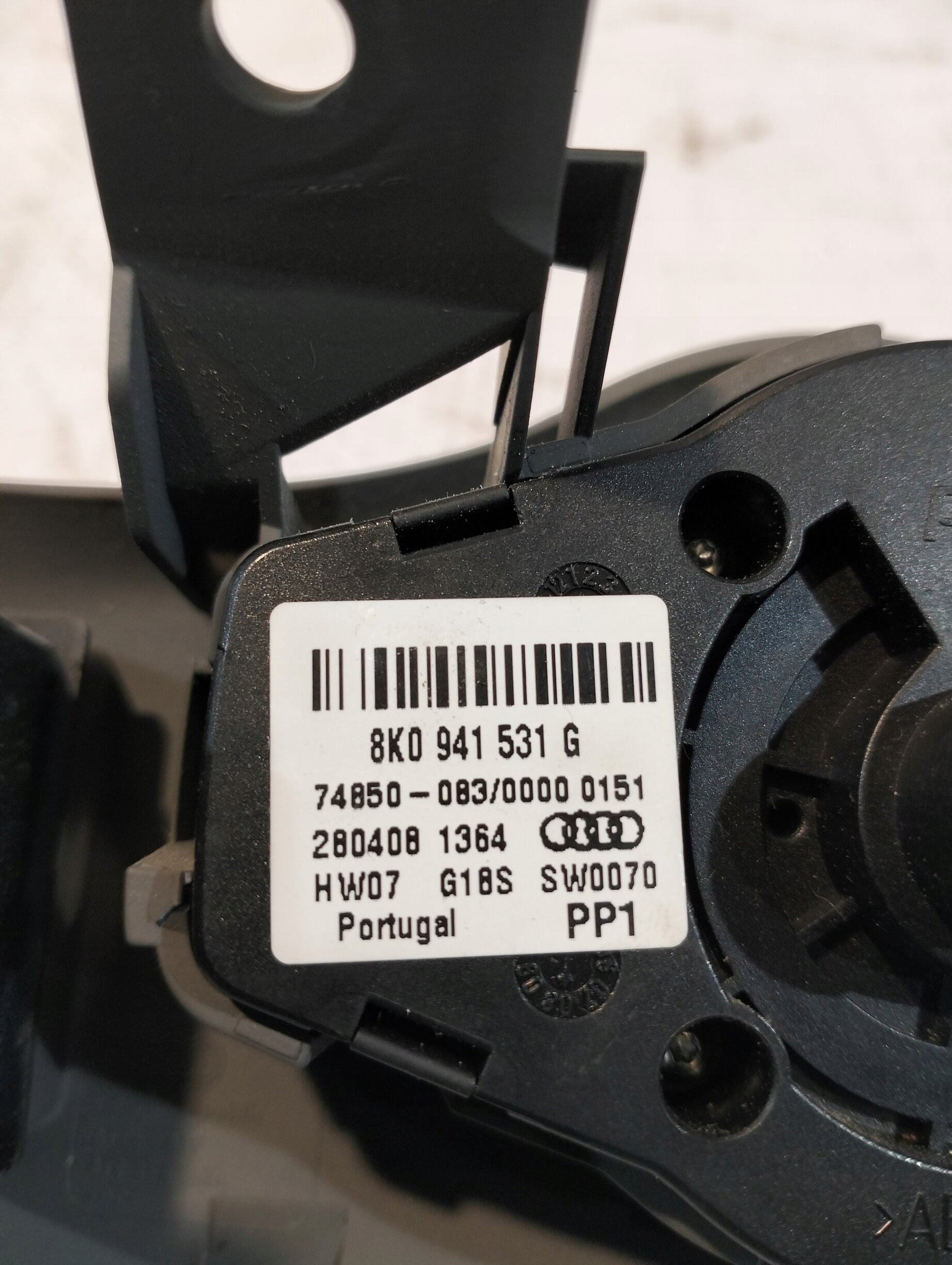 light switch AUDI A5 anglik 8K0941531G