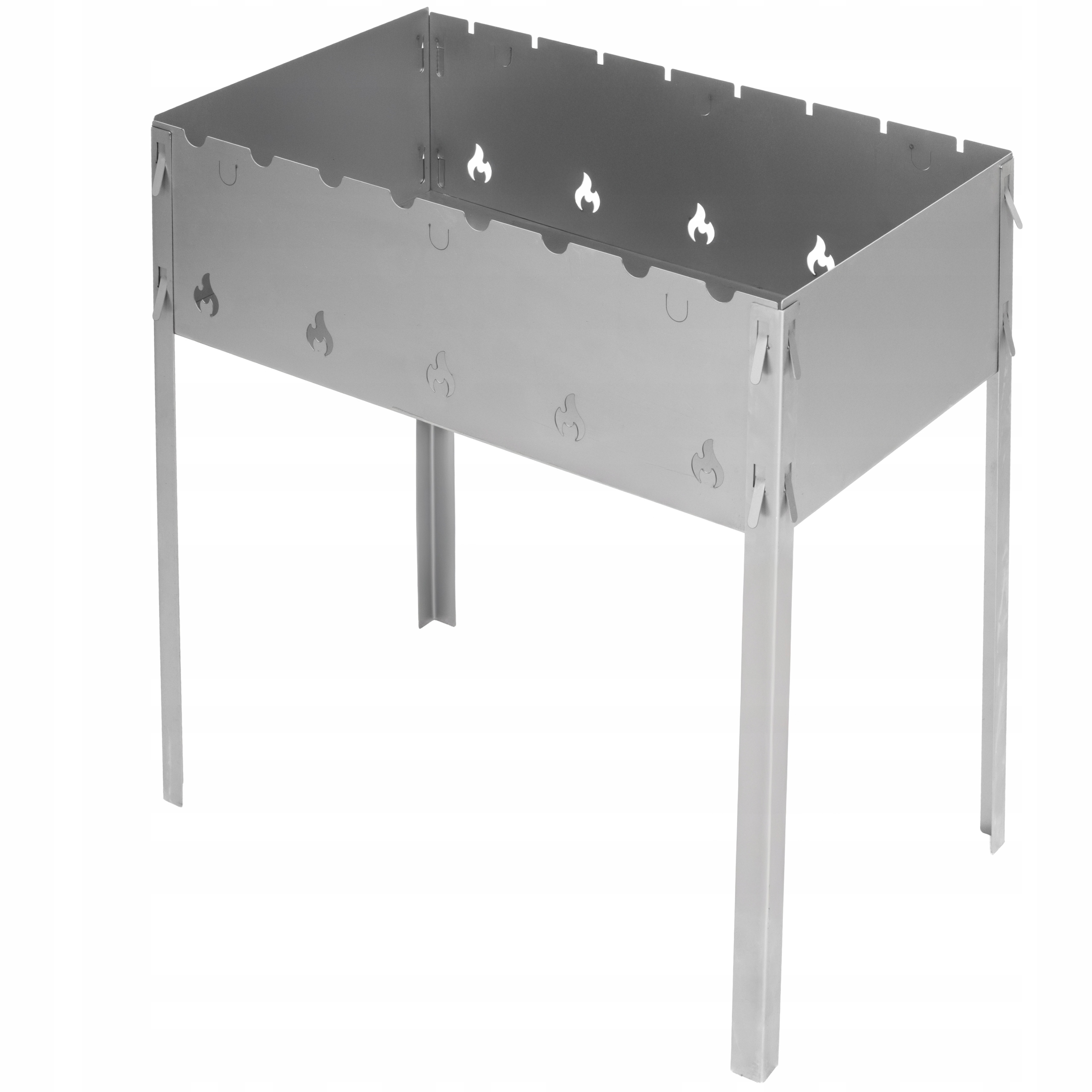 Mangal 8 Szampury Składany Grill Przenośny Działka Camping Szaszłyki