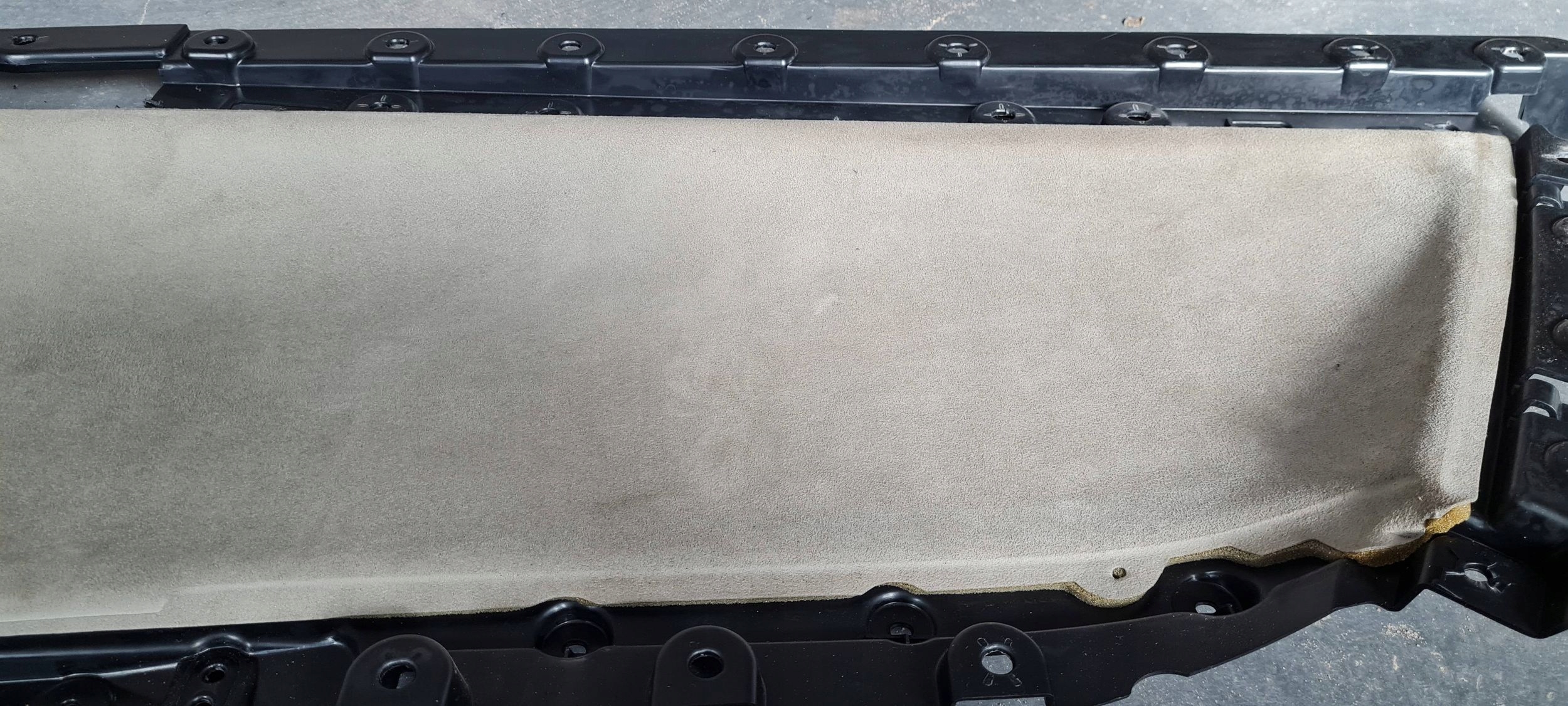 AUDI A5 side upholstery leather MATERIAL ALCANTARA LIGHTGRAU for CZESCI