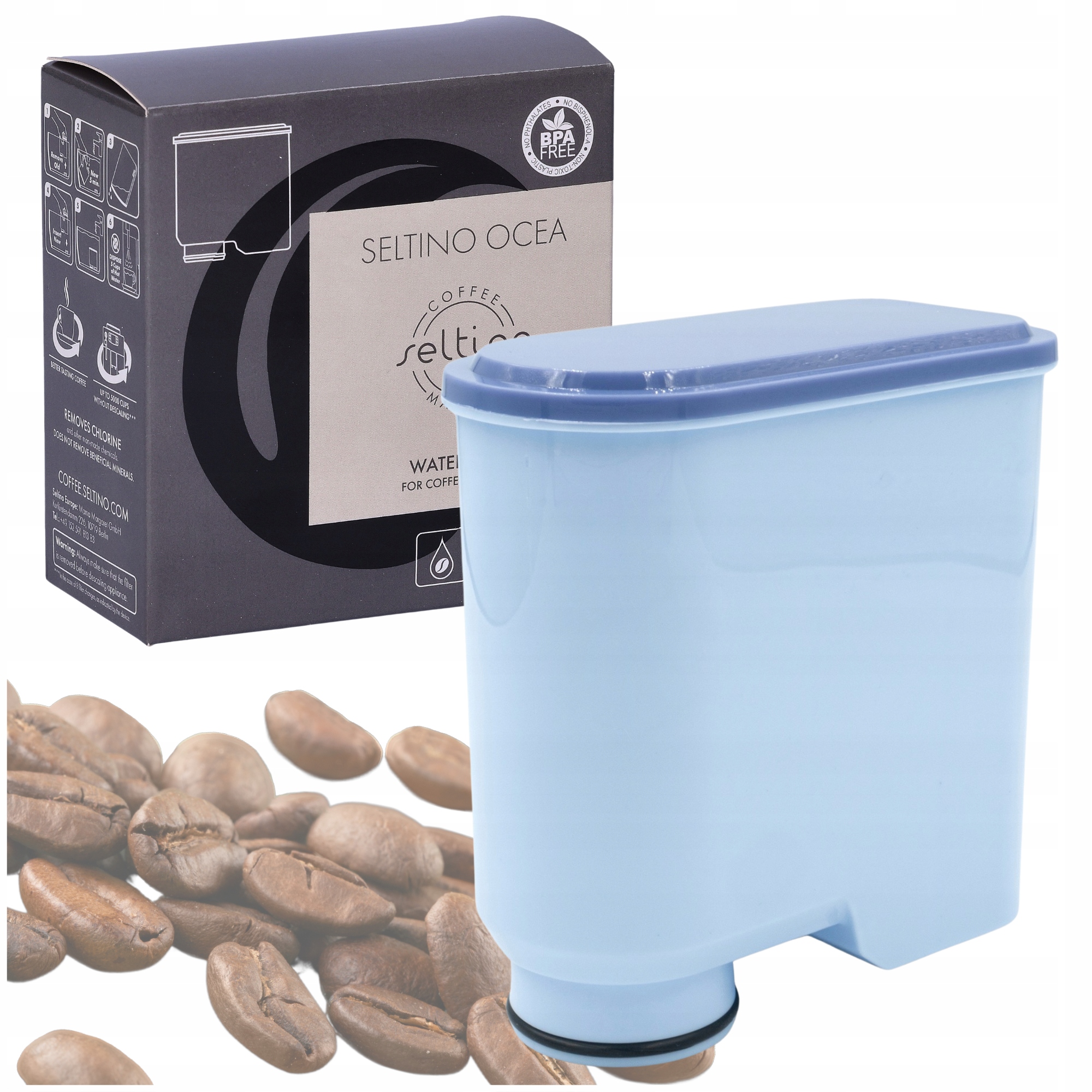 Náhradný vodný filter pre kávovar SAECO PHILIPS Náplň Seltino Ocea x1