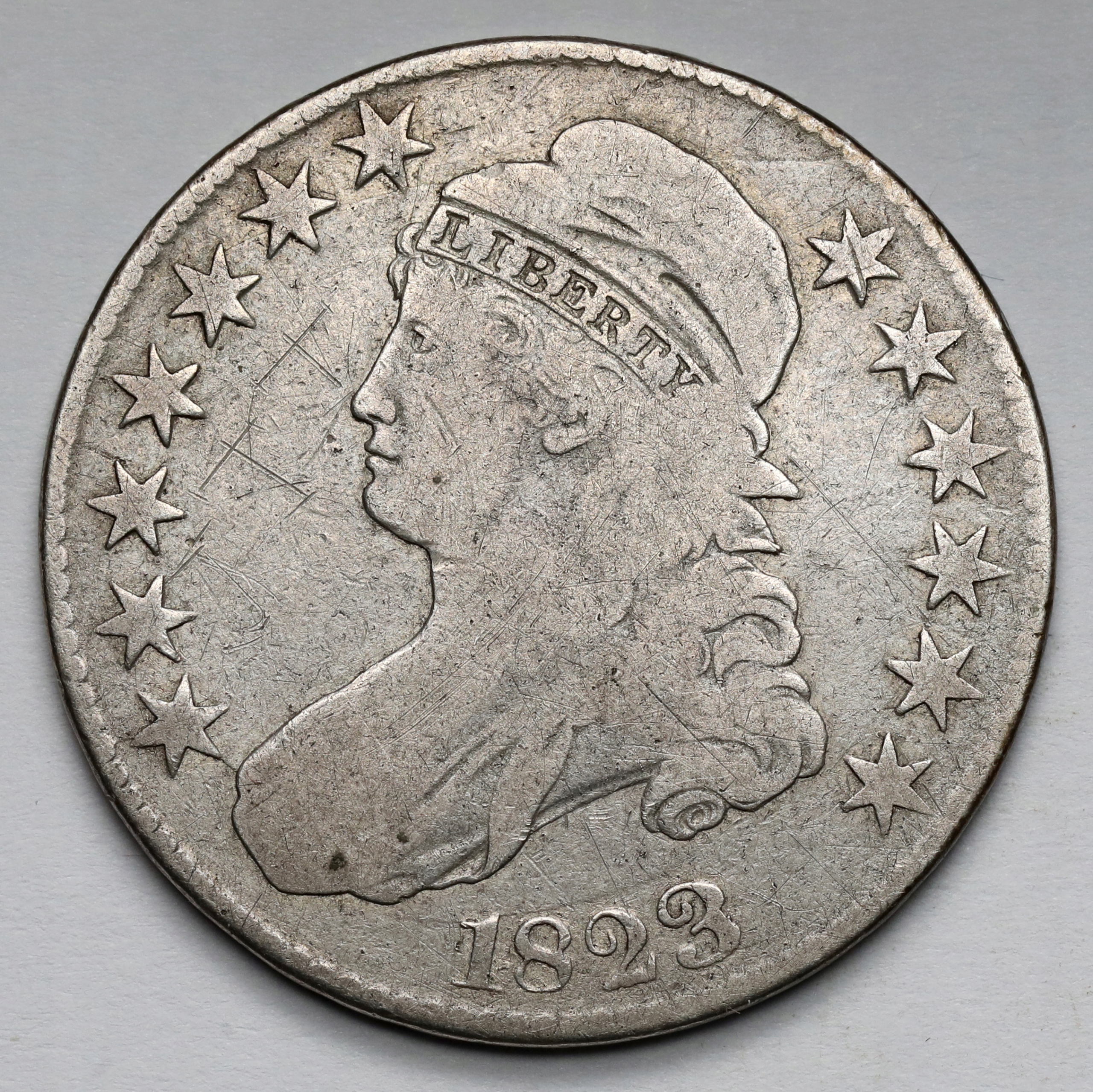 1059. USA, 50 centów 1823
