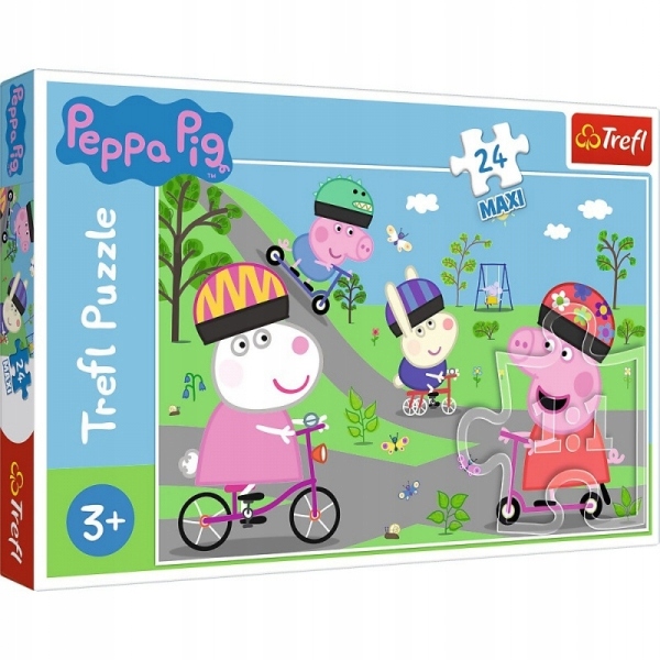

Puzzle Maxi 24: Aktywny dzień Świnki Peppy (1433