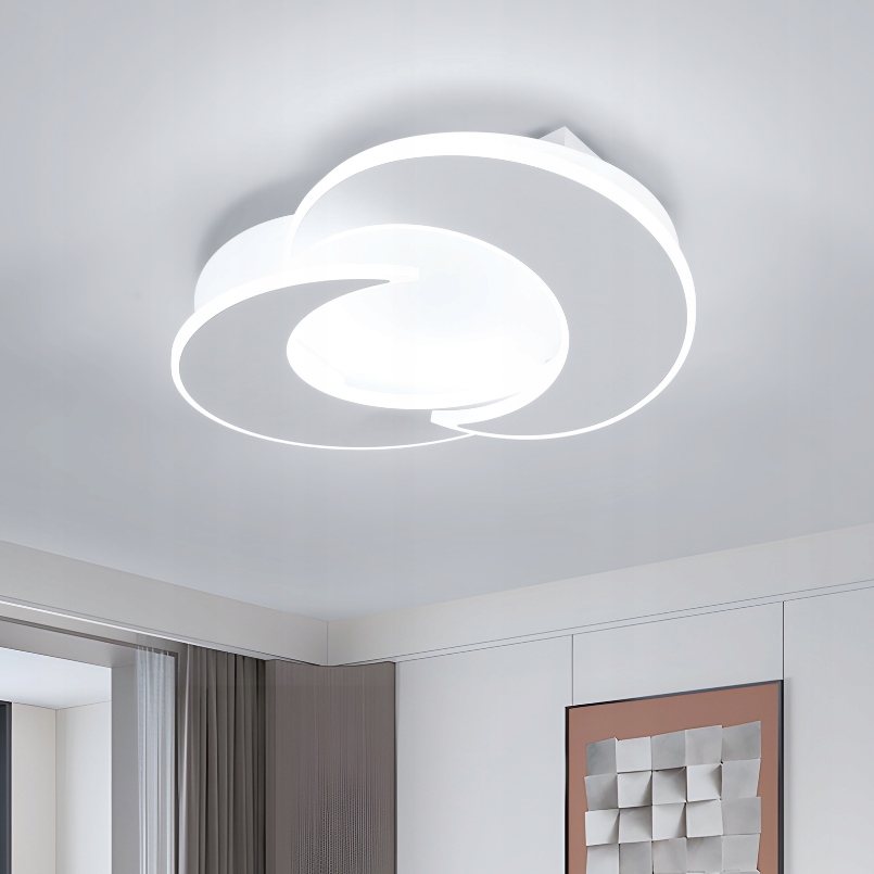 Led Stropní Svítidlo Lustr Bílý Moderní Kreativní do Obýváku 36W 6500K