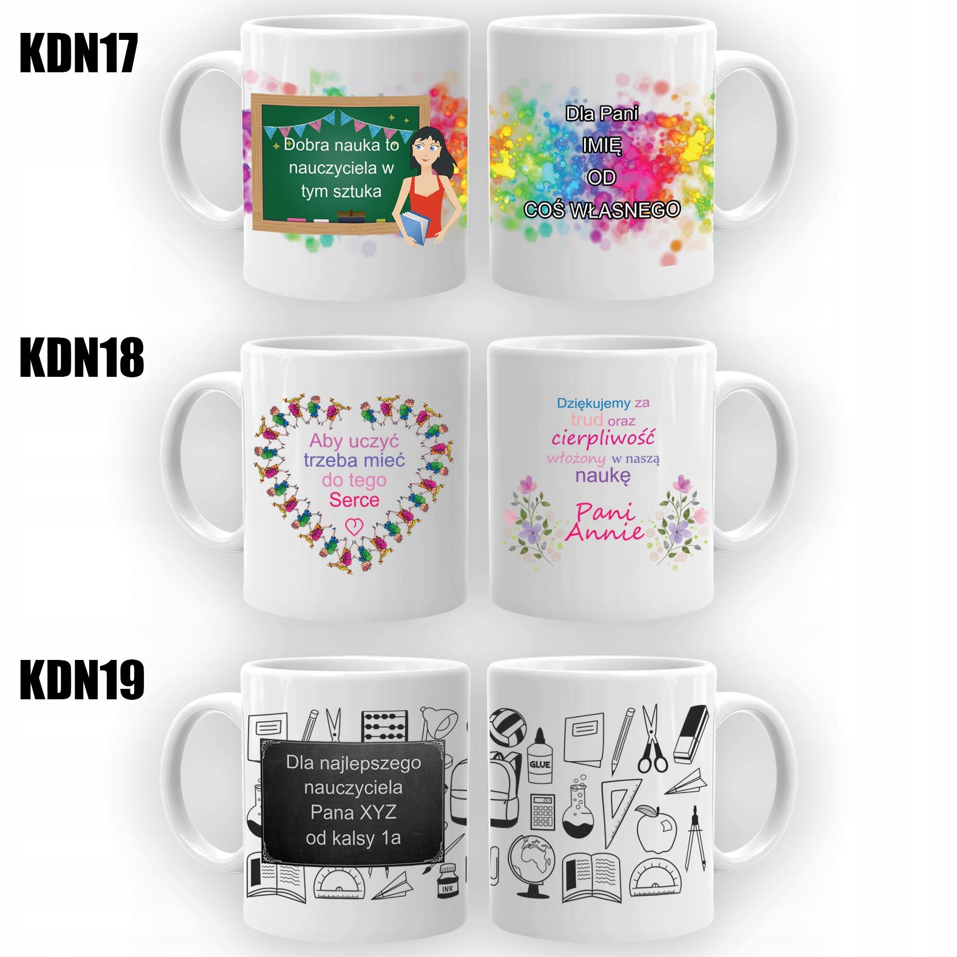 Kubek prezent na Dzień Nauczyciela Wychowawcy zakończenie Roku Szkolnego Pojemność 330 ml