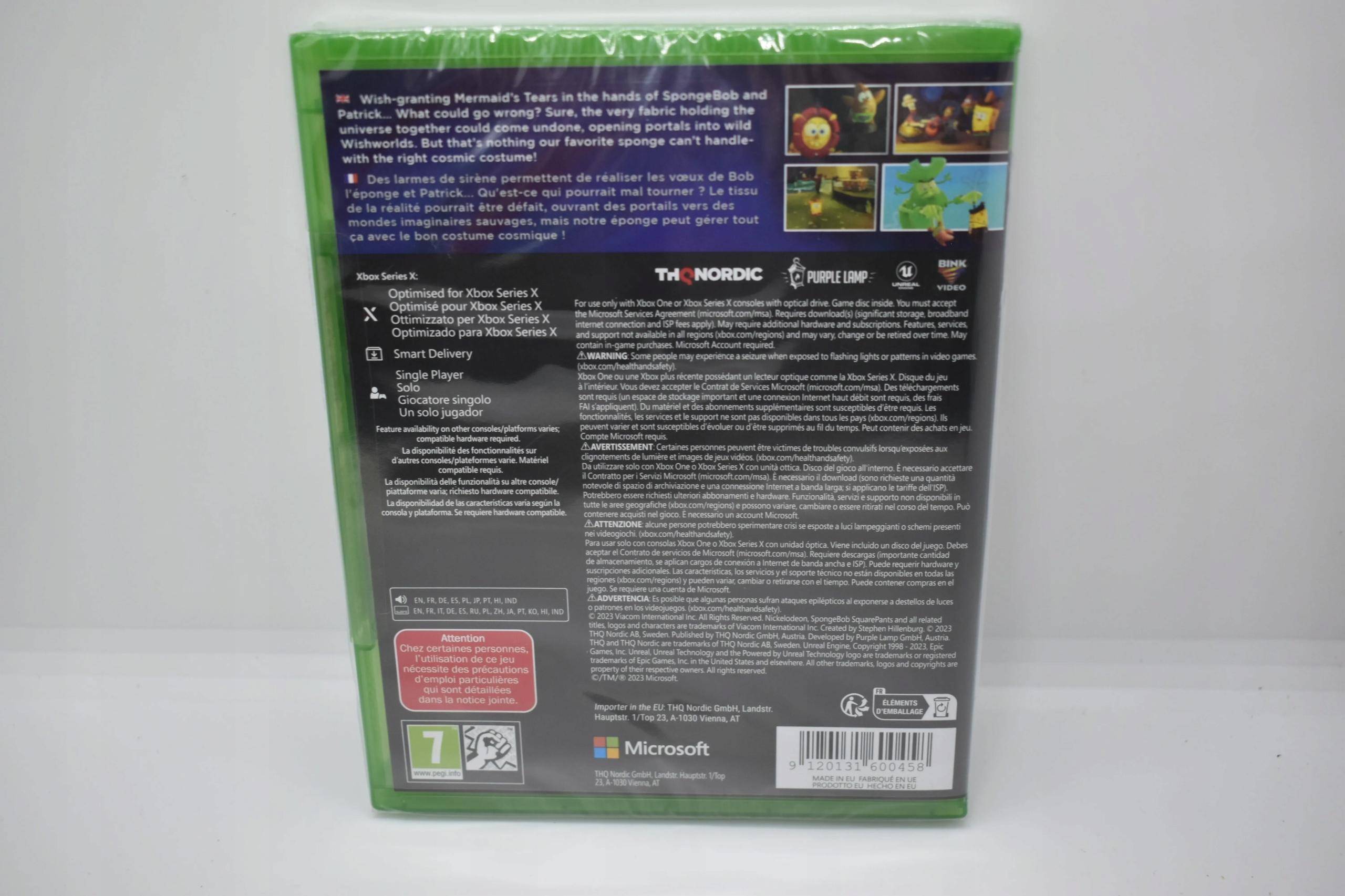 SPONGEBOB SQUAREPANTS: THE COSMIC SHAKE XONE/XSX Tryb gry singleplayer