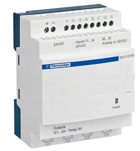 Schneider Przekaźnik programowalny 24V DC 6we/4wy Zelio Logic SR2D101BD