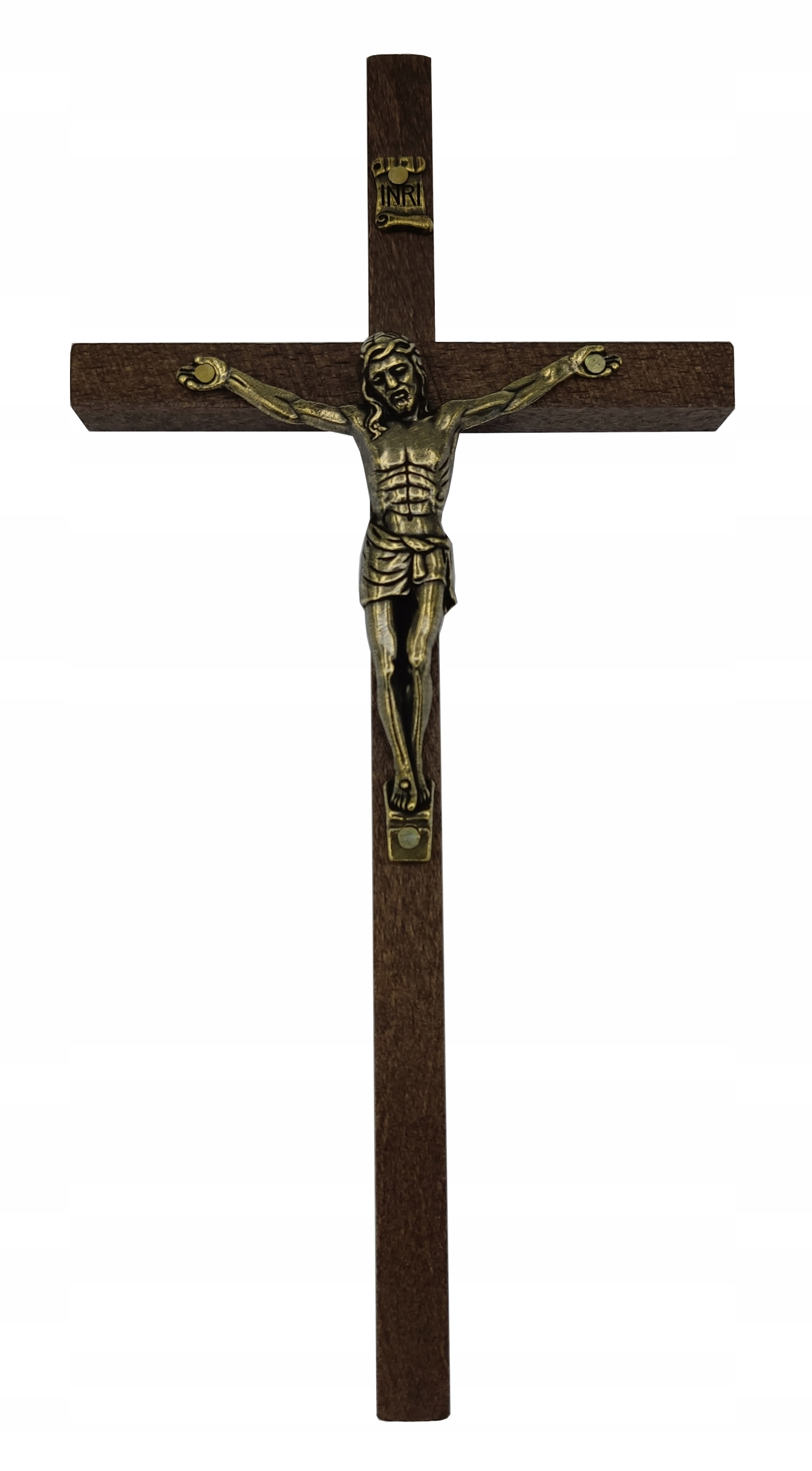 

Drewniany Krzyż Z Jezusem Na Ścianę 18 CM Wiszący