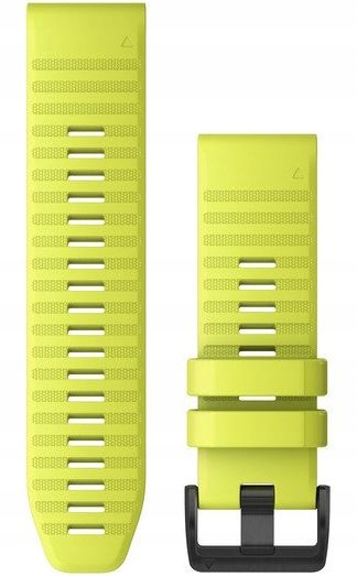 Garmin Pasek do zegarka QuickFit 26 Żółty, silikonowy, 010-12864-04