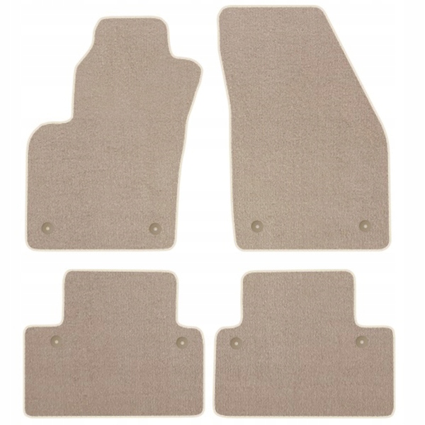 Volvo C30 2006-2012 velurové koberce Comfort Béžové