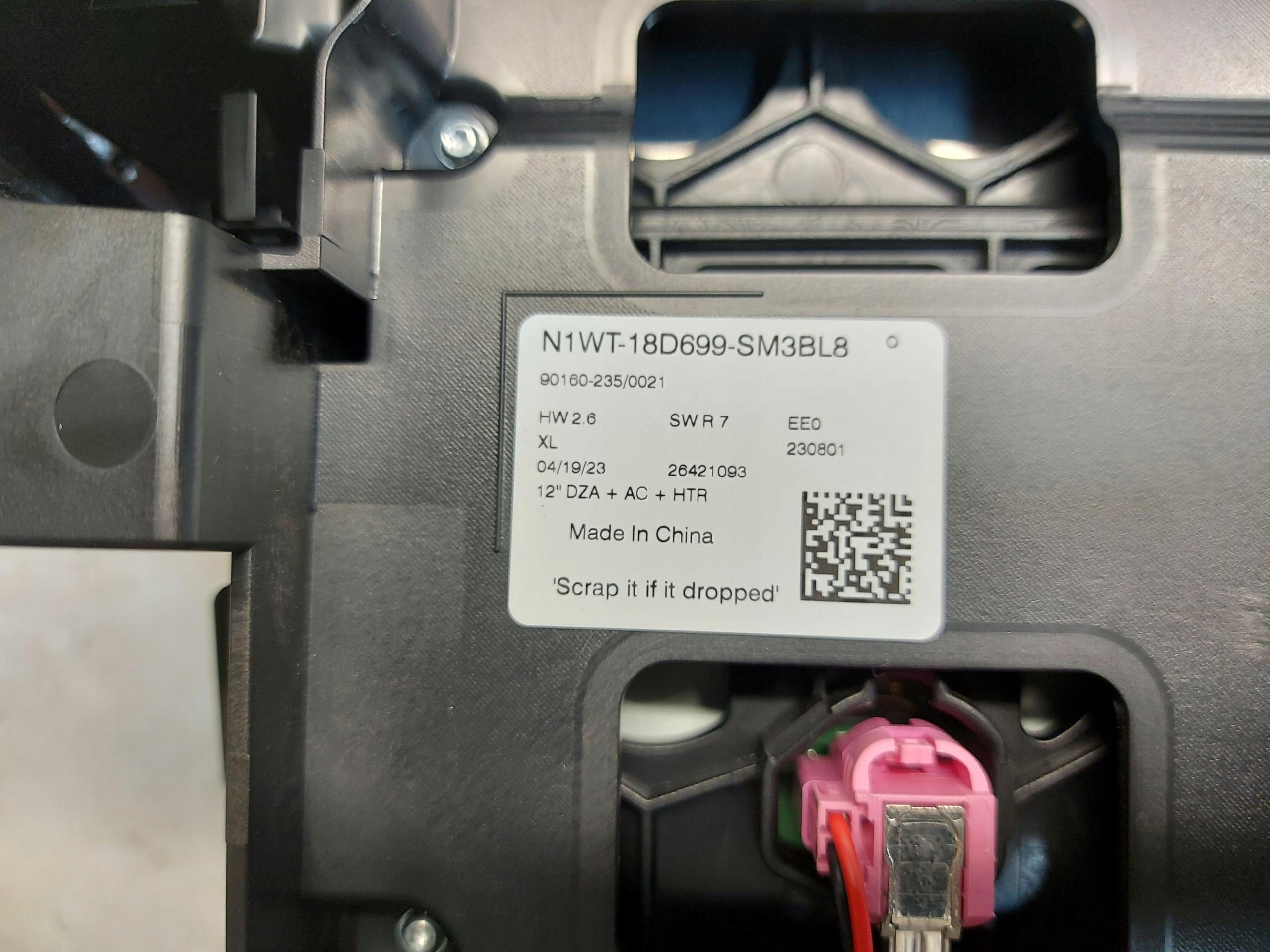 Ford Ranger VI 6 2024r. PANEL EKRAN display větrák N1WT-18D699-SM