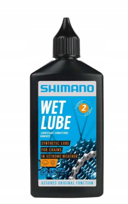 Smar SHIMANO 0100 mokry olej do łańcucha na mokre warunki