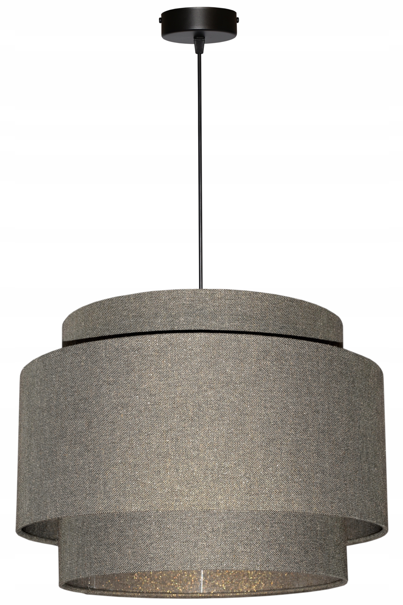 Závesná stropná lampa Lusterka Tienidlo 35/25 cm E27 Staré Zlato Prato