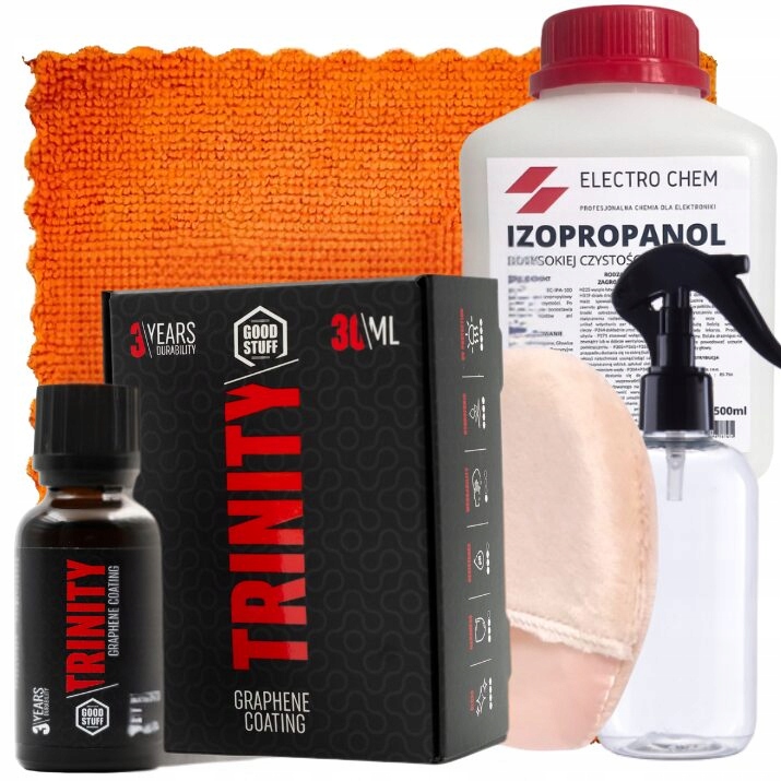 Good Stuff Trinity Graphene Coating 30 ml Ipa 0,5L fľaša mikrovlákno