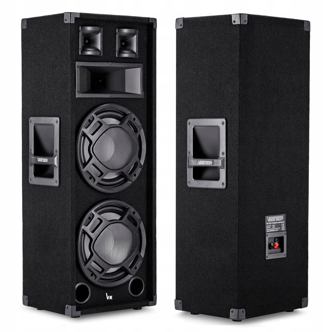 ZESTAW NAGŁOŚNIENIA 1600W KOLUMNY POWERMIKSER 4K Marka Skytec