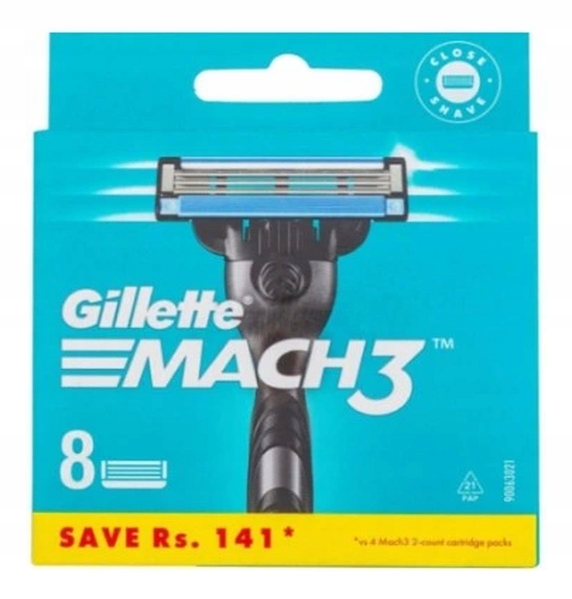 Gillette Mach 3 Wymienne ostrza do maszynki do golenia 8szt-Zdjęcie-0