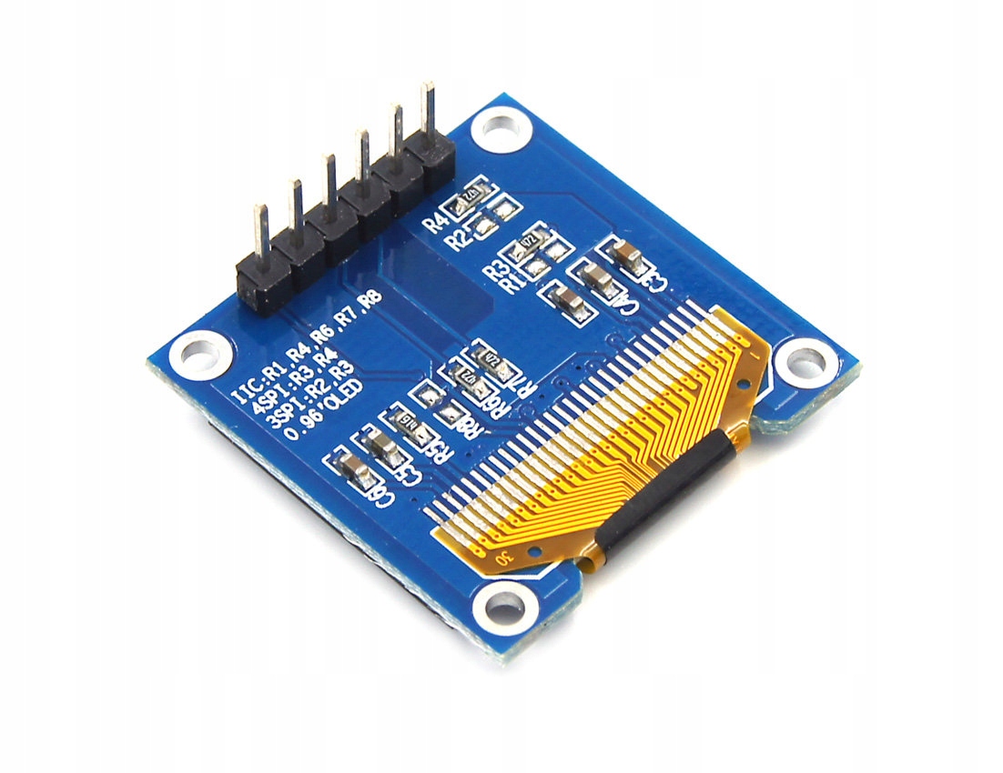 Wyświetlacz OLED SPI Niebieski 0.96" 6Pin EAN (GTIN) 5904569570644