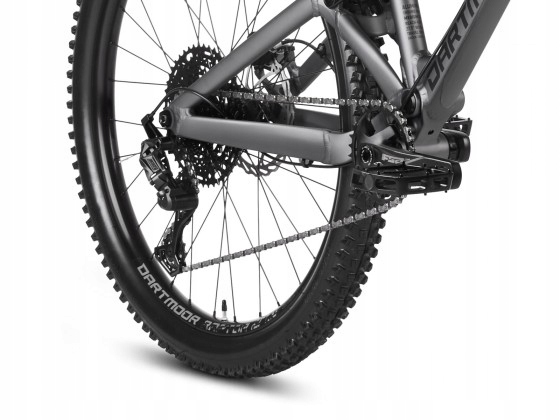 Rower Dartmoor Blackbird Intro 27.5, Grafit/Czarny mat, Large + eBON 200zł Kolor szary