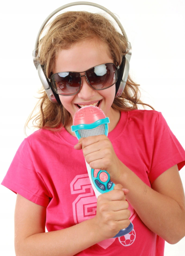 Mikrofon Karaoke do Ręki dzieci Bezprzewodowy Nagrywanie Modulacja Głosu Marka Stator