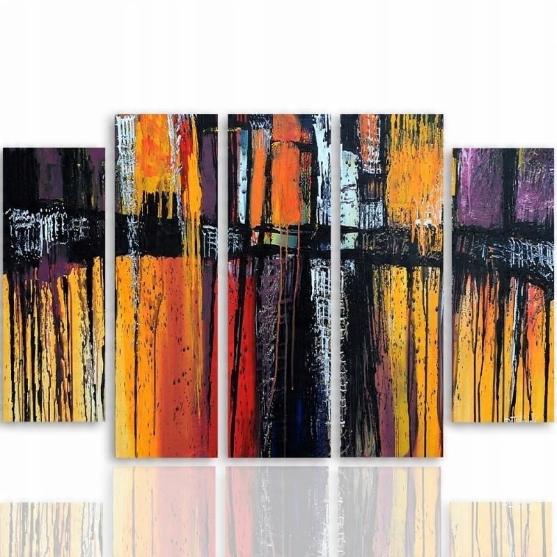 

Obraz 5 Części Wzór Abstrakcja Do Salonu 250x120